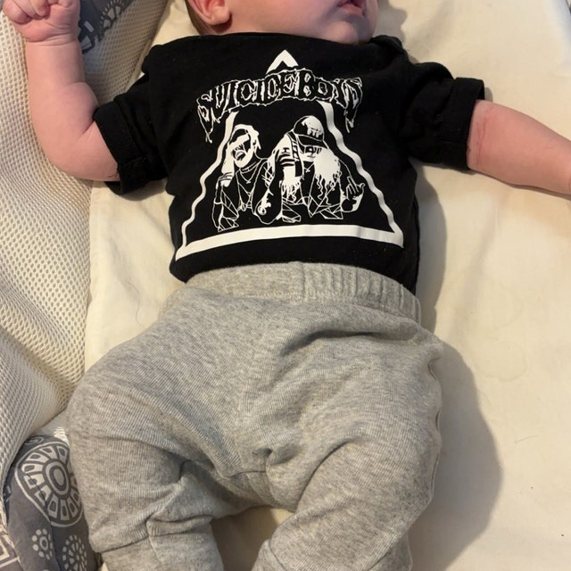 Suicideboy Baby Bodysuit, G59 Fan Merch, Scrim and Ruby, Punk Baby