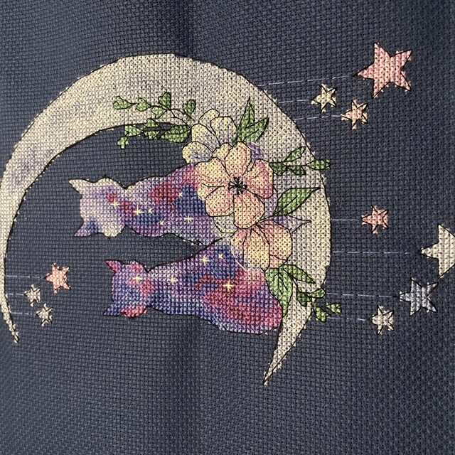 DIY-Kreuzstich-Set: Lustige Kuh Mit Prägedruck - 30x40 Cm Für Anfänger & Erwachsene