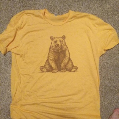 Brown Bear T Shirt Bear Tee Shirt Grizzly Bear Tee Unisex Bella Canvas ...