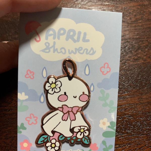 Teru Teru Bozu Large Hard Enamel Pin - Etsy