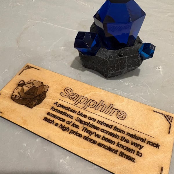 Ruby W/ Plaque - Zelda: Breath of the Wild / Tears of the Kingdom ...