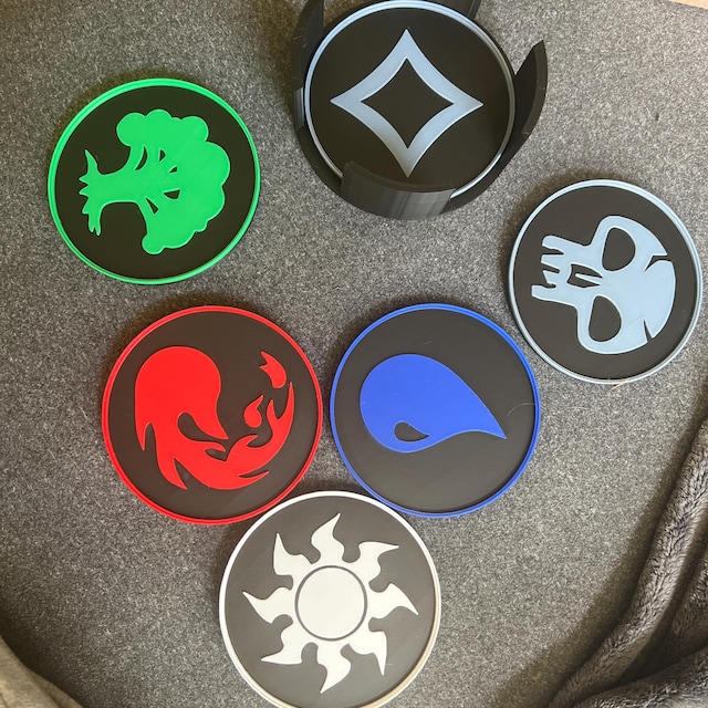 MTG マナシンボル コースターセット - Etsy 日本