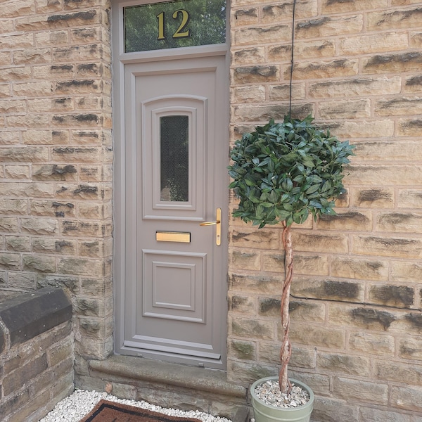 Premium Gold Fanlight Transom House Door Number, Victorian Style House ...
