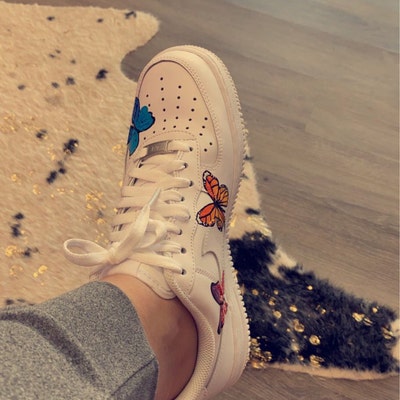 dripcreationz butterfly air force 1