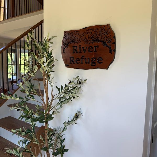Custom Wood Signs, Outdoor Wooden Sign, Personalized Sign, Carved Wood ...