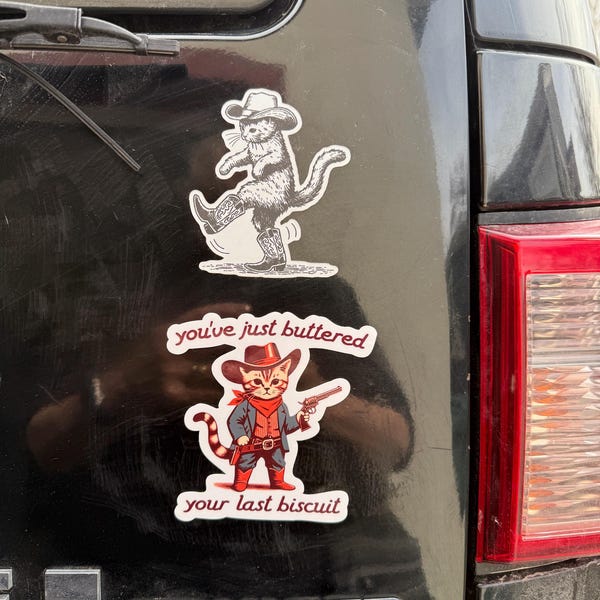 You've Just Buttered Your Last Biscuit Sticker, Funny Sarcastic Sticker ...