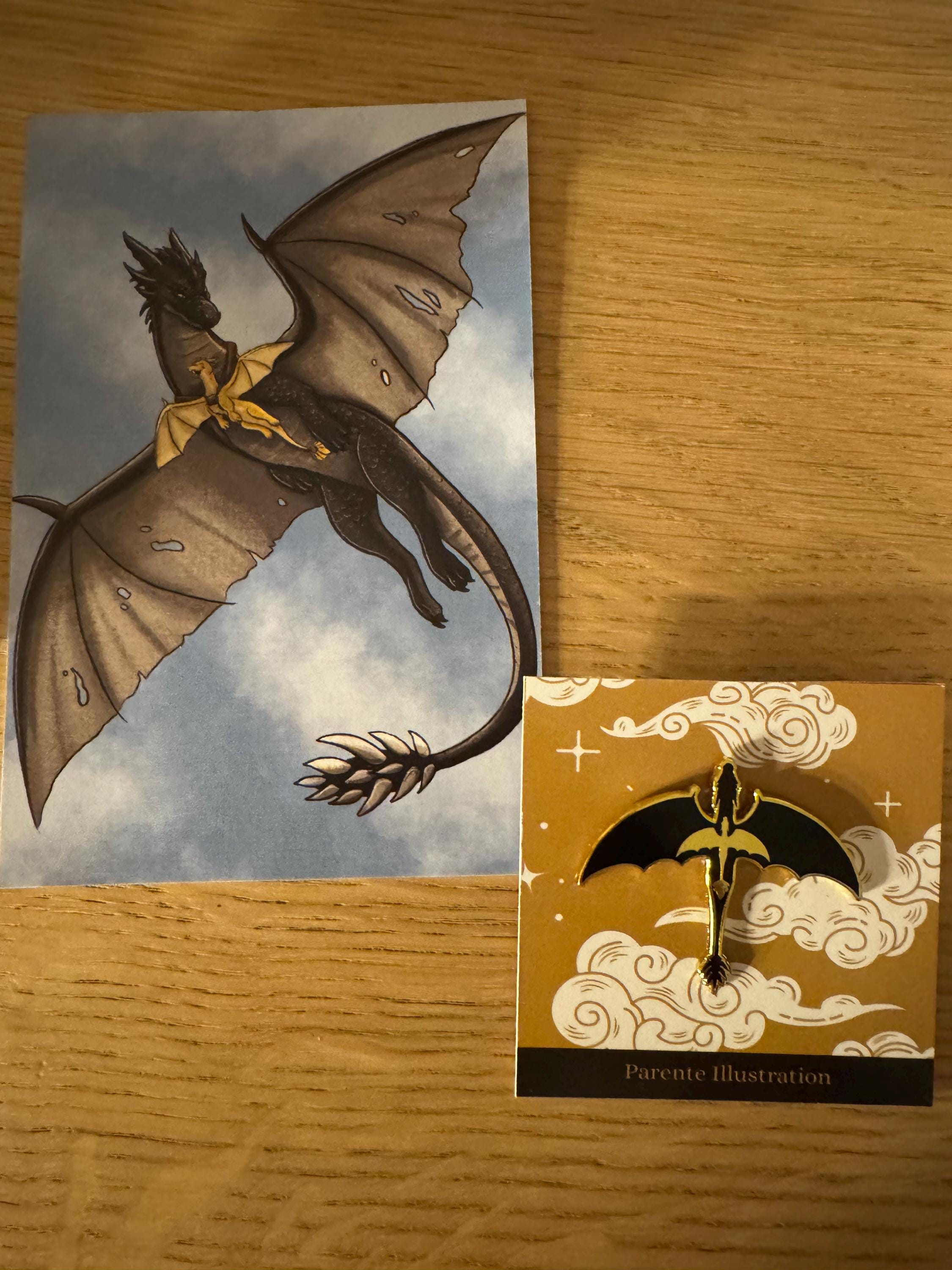 Violet's Tattoo Enamel Pin | Fourth Wing Merchandise | Rebecca Yarros| Bookish Merch | Pins | Tairn and Andarna | Iron Flame | Onyx Storm