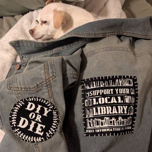 Support Your Local Library Small Patch - Etsy