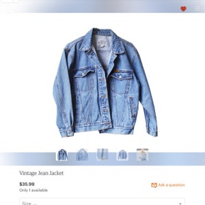 【HI FI FNK】Elby Vintage Denim Jacket HI FI FNK】Elby Vintage Denim Jacket