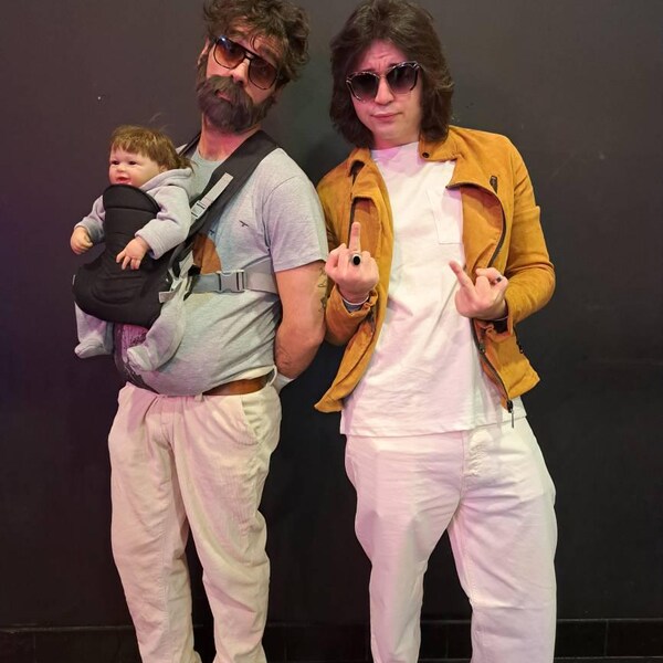 The Hangover Alan Kostuumfeest Menselijke Boom Junk Food Shirt van Costumeteers, Meerkleurig, XXL