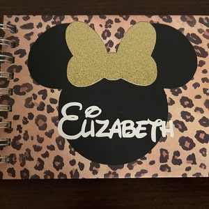 Disney Autograph Book Glitter Minnie Mouse Photo Album - Etsy