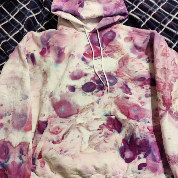 Purple Tie Dye Women's Sweatshirt