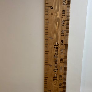 Personalised Wooden Height Chart Ruler Wooden Height Chart | Etsy