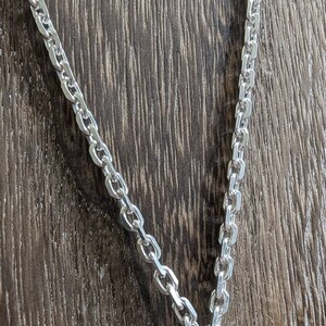 Italian Anchor Chain Necklace,925 Sterling Silver Chain Necklace,cable ...