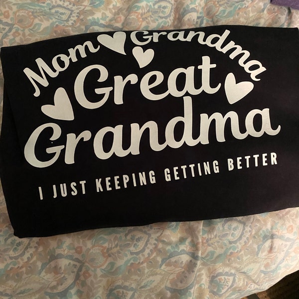 Mom Grandma Great Grandma Svg, I Just Keep Getting Better Svg, Instant ...