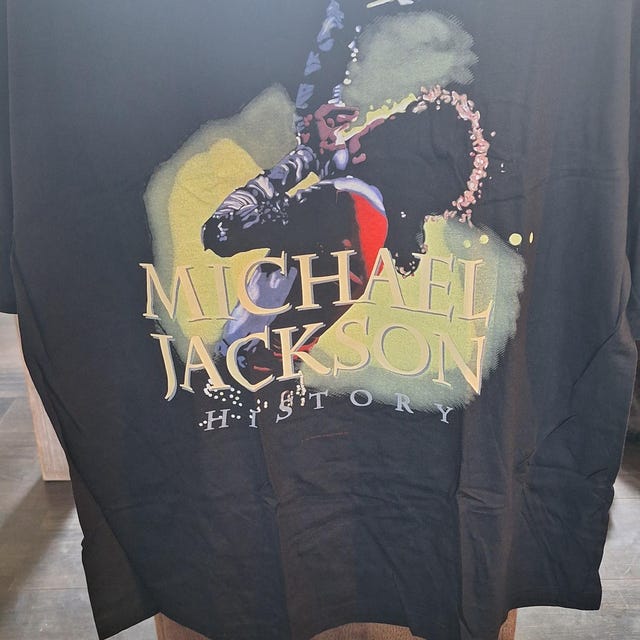 Vintage Michael Jackson XL History T-shirt 1996 Never Worn