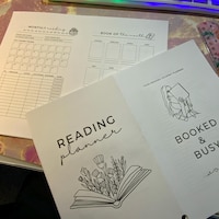 Book Reading Planner Bundle Printable,reading Planner 2026,printable ...