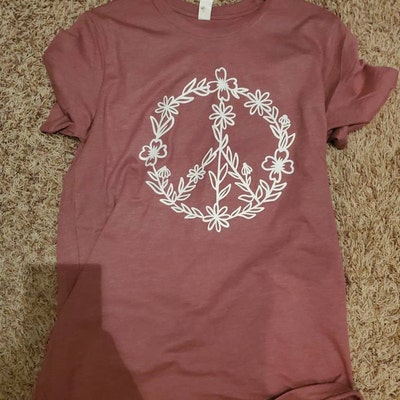 Peace Sign Shirt Peace Shirt Peace Sign T-shirt Peace - Etsy