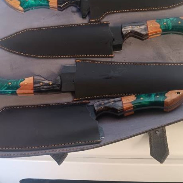 Premium D2 Steel Fillet and Gut Hook Knife Set main image 0