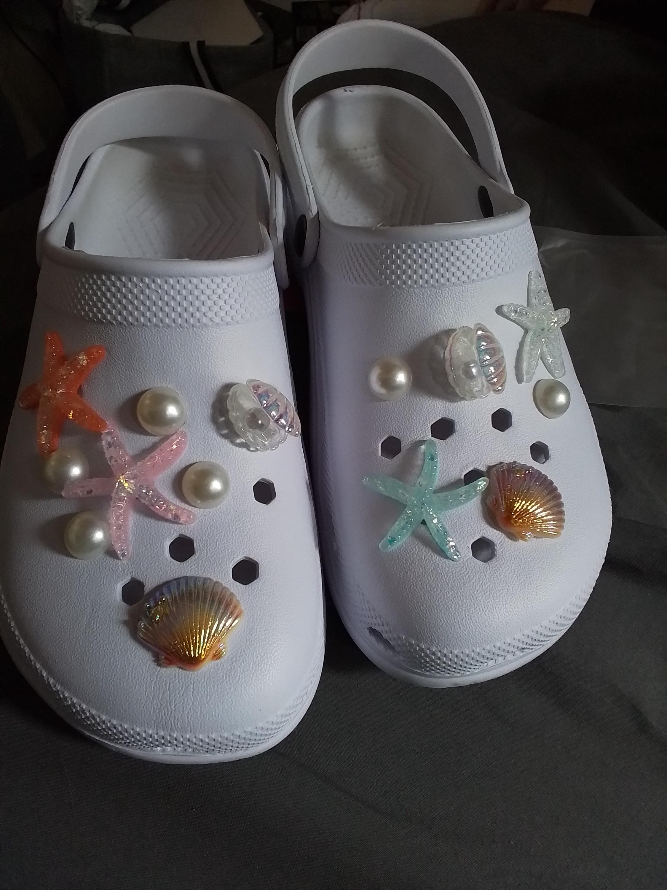 Under the Sea Set of Shoe Charms | Beach Swimming Charm for Shoes | Ocean Beach Swim Baby Cute Kawaii Aesthetic