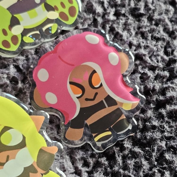 Splatoon Buttons LARGE - Etsy