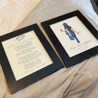 Personalized Florence Nightingale Pledge Nurse Gift Inspiration Wall ...