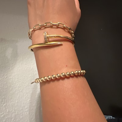Classic Gold 5mm Bead Bracelet main image 0