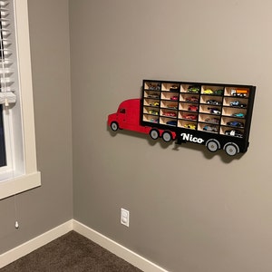 Truck Display Shelf 20-100 Sections-kids Wall Shelf for - Etsy