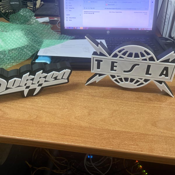 AC/DC 3D Printed Logo - Etsy