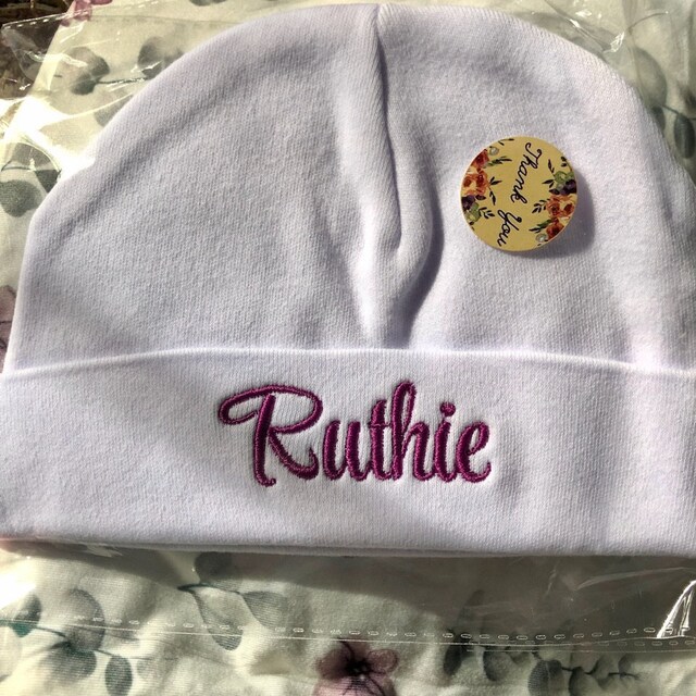 Personalized Newborn Hats  Monogrammed Baby Gifts – Preppy