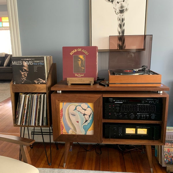 Record Case Front Record Storage Stand / Front Flip Case / Vinyl Display Case - Etsy