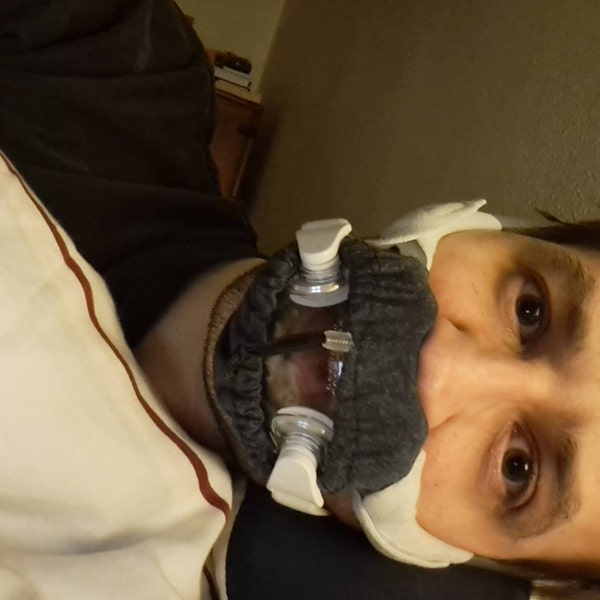 CPAP BIPAP Wrap Around Face Head Hair Protection From Straps Pain Cover ...