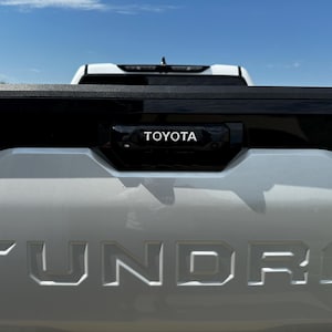 2x 'Limited' Rear Door Emblem Badges For 4Runner, Sequoia, Tacoma, Tundra - Chrome, Direct Fit