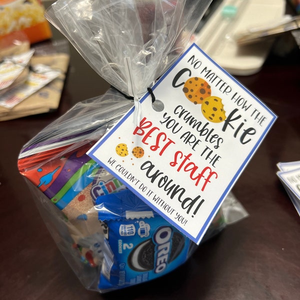 Printable Treat Snack Bar Appreciation Thank You Sign for Teachers ...