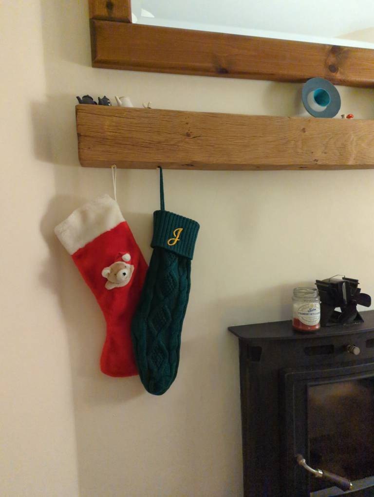 1 Personalised Knitted Christmas Stocking, Pet Stocking, Monogrammed Family Stockings, Cable Knit Holiday Stocking, Traditional Festive