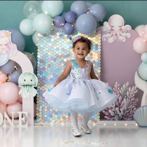 Cappuccino First Birthday Baby Dress, Flower Girl Dress, Princess Photoshoot, Prom Ball Gown, Toddler Baby Dress for Special Occasion