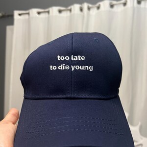 RM ナムジュン BTS ベースボールキャップ - 帽子 - RM Too Late To Die