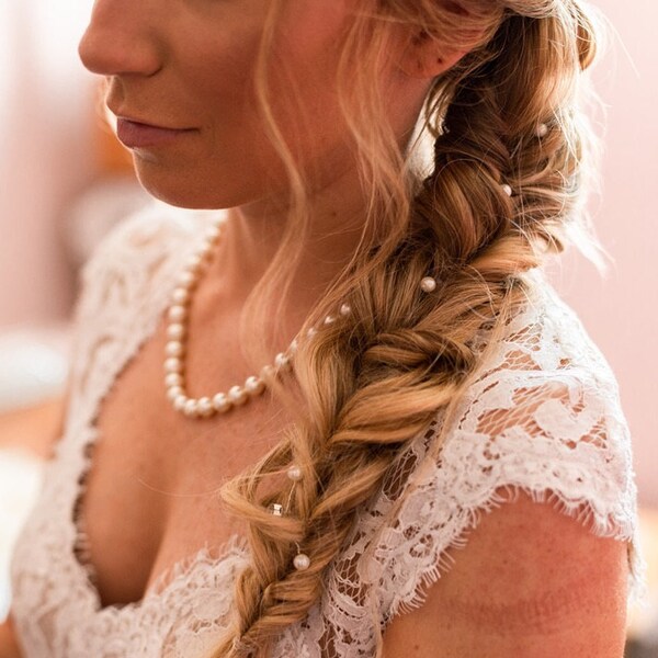 Crystal Blossom Hair Vine