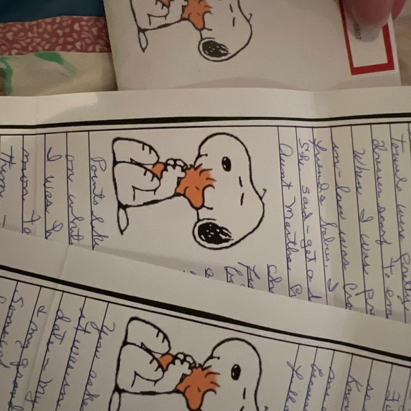 Lined Stationery Set Snoopy and Woodstock - Stationary Writing Paper ...