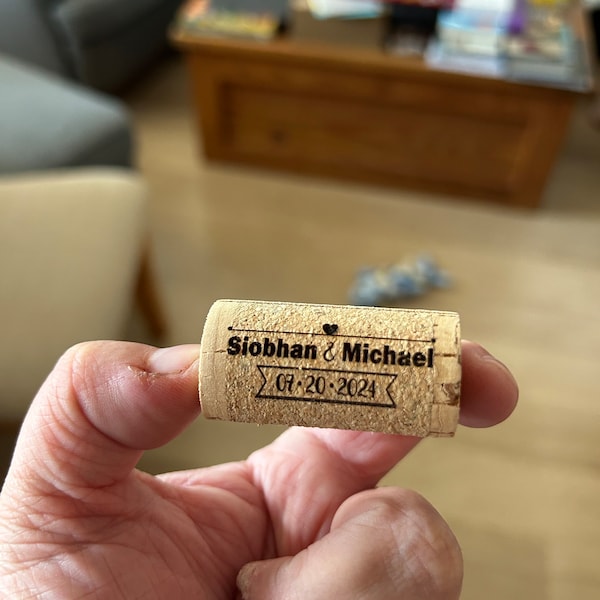 Wine Cork Place Card Holders for Rustic Wedding, Parties, and Table ...