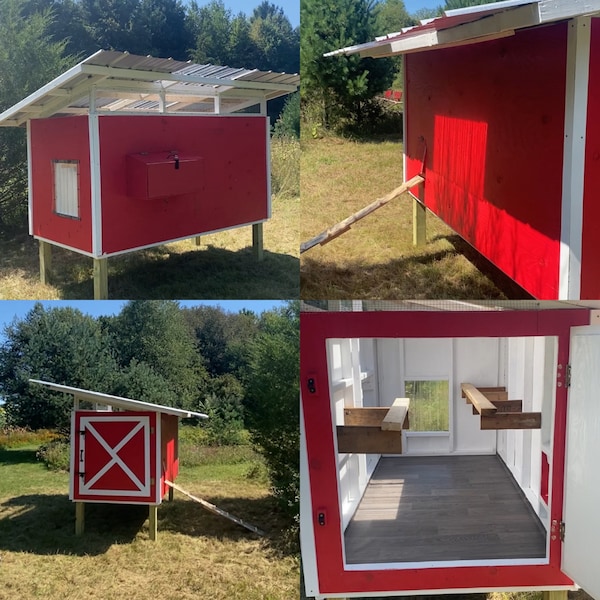 EFFICIENT Chicken Coop Plans | DIY Backyard Hen House | Large 20 Bird ...