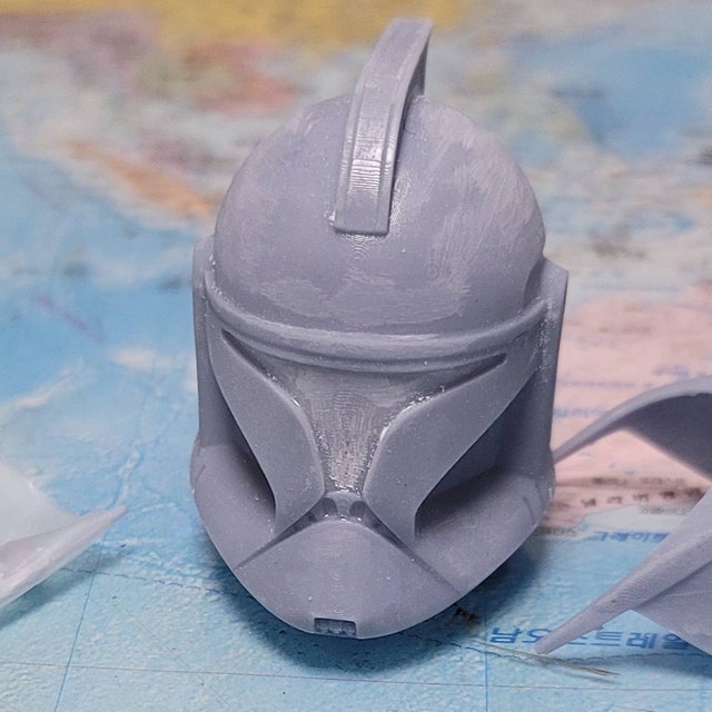 1/6スケール フェーズ1 コマンダー コーディ ヘルメット ブランク