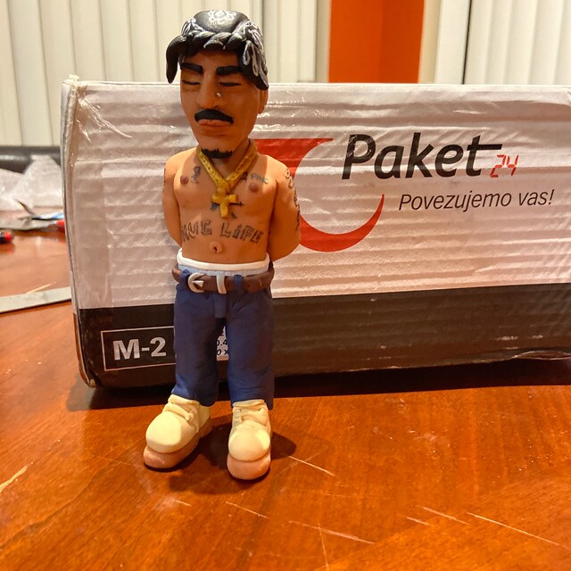 2Pac Shakur フィギュア 人形 Hiphop RAP 2パック TUPAC SHAKUR ACTION FIGURE DOLL RARE 2001 ALL ENTERTAINMENT