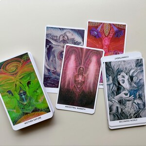 oracle cards 9セット Spiral Oracle Deck - Oracle Cards Original Art Deck - Etsy
