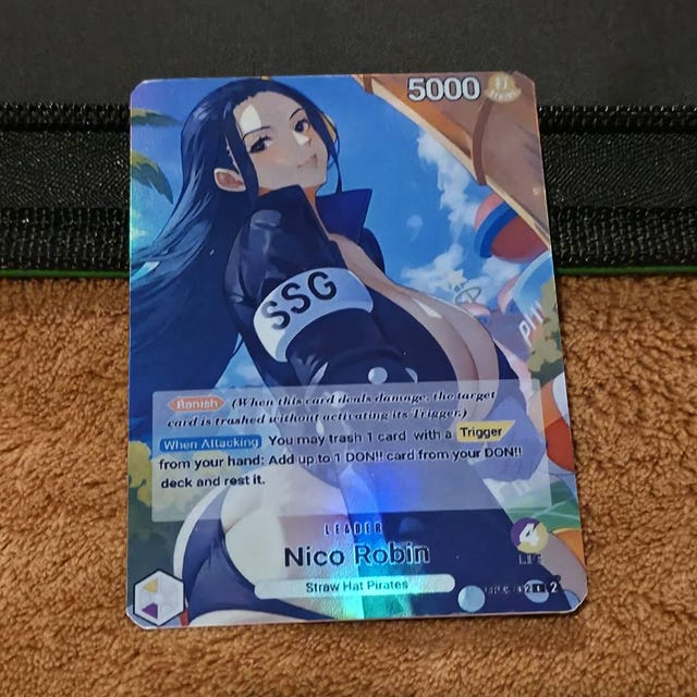 One Piece TCG Custom Leader!! Nico Robin - Etsy