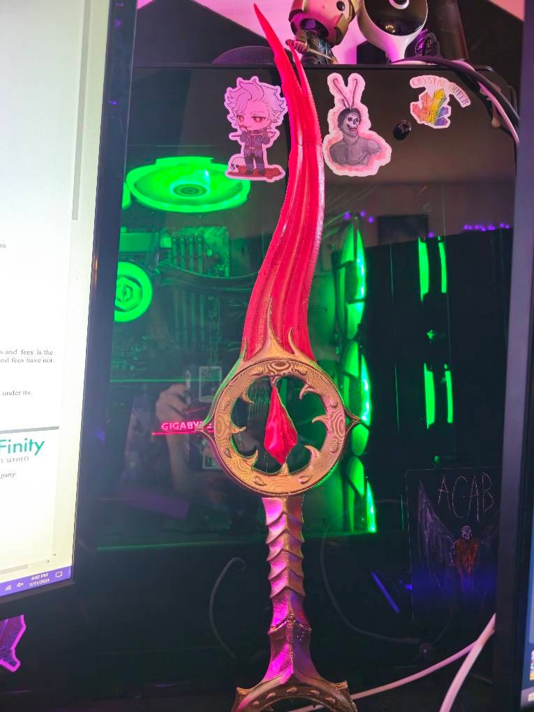 Bloodthirst Dagger Baldurs Gate 3 Orin Cosplay Prop - Painted