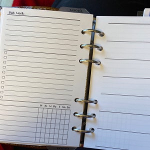 PRINTED POCKET SIZE Check Register Inserts Printed Planner Insert 3.19 ...