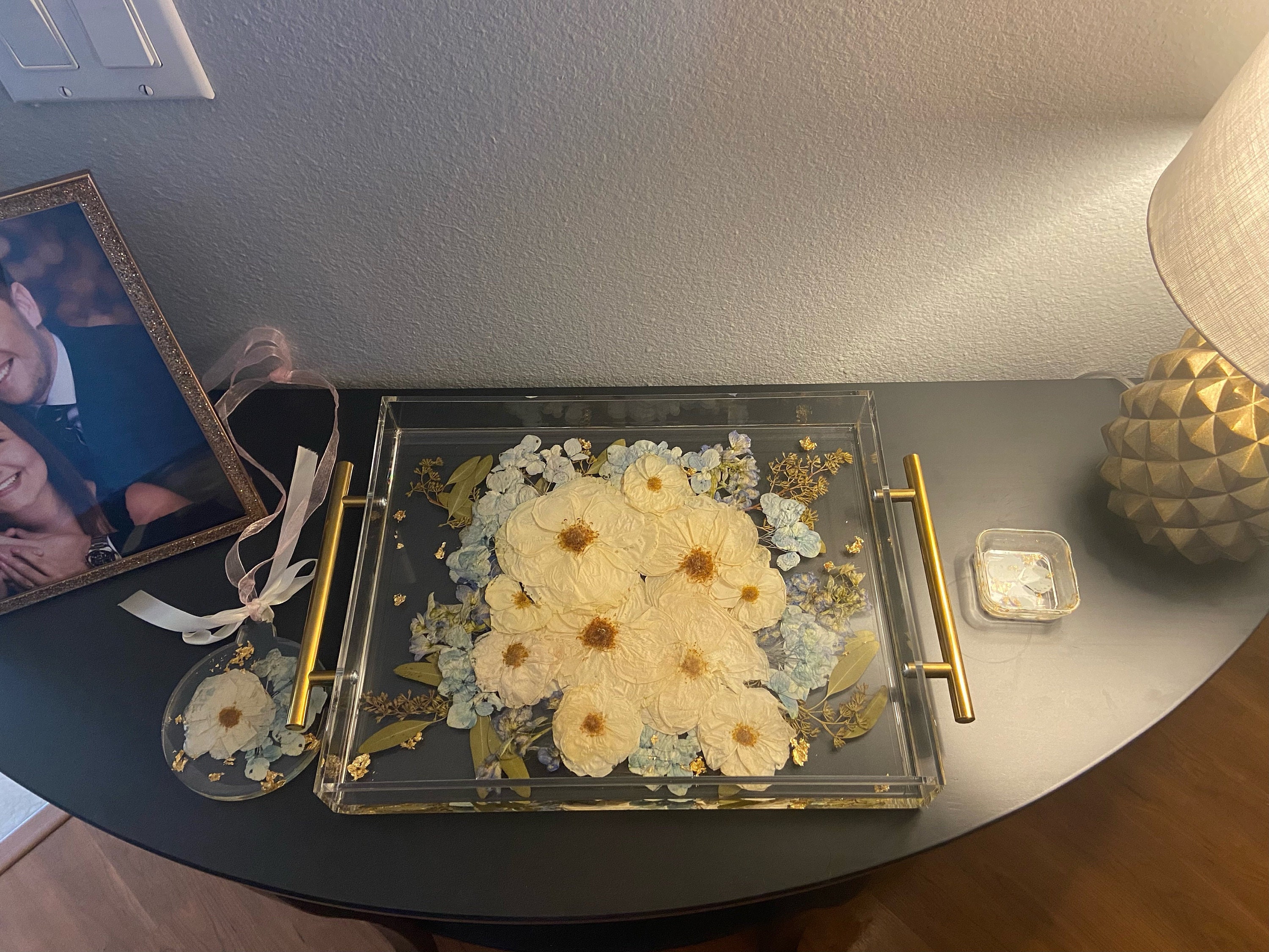 Preserved flowers from Makayla's etsy review