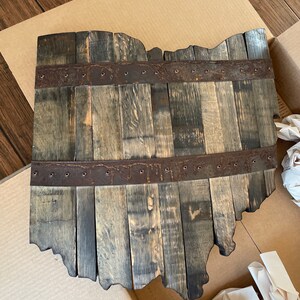 3\u2019 Mexico Bourbon Barrel wood cutout with rings