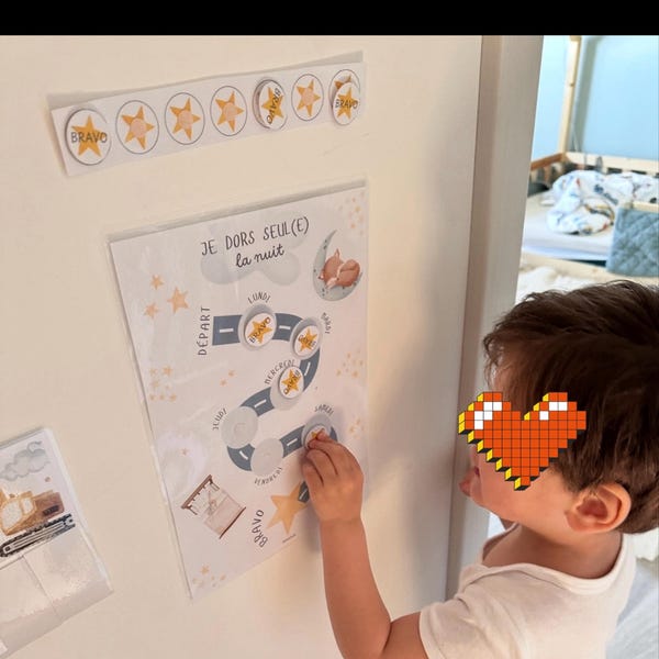 Outil éducatif TDAH Semainier Enfant A3 - Planning Visuel Routine Quotidienne Autisme TDAH Semainier Enfant Autisme